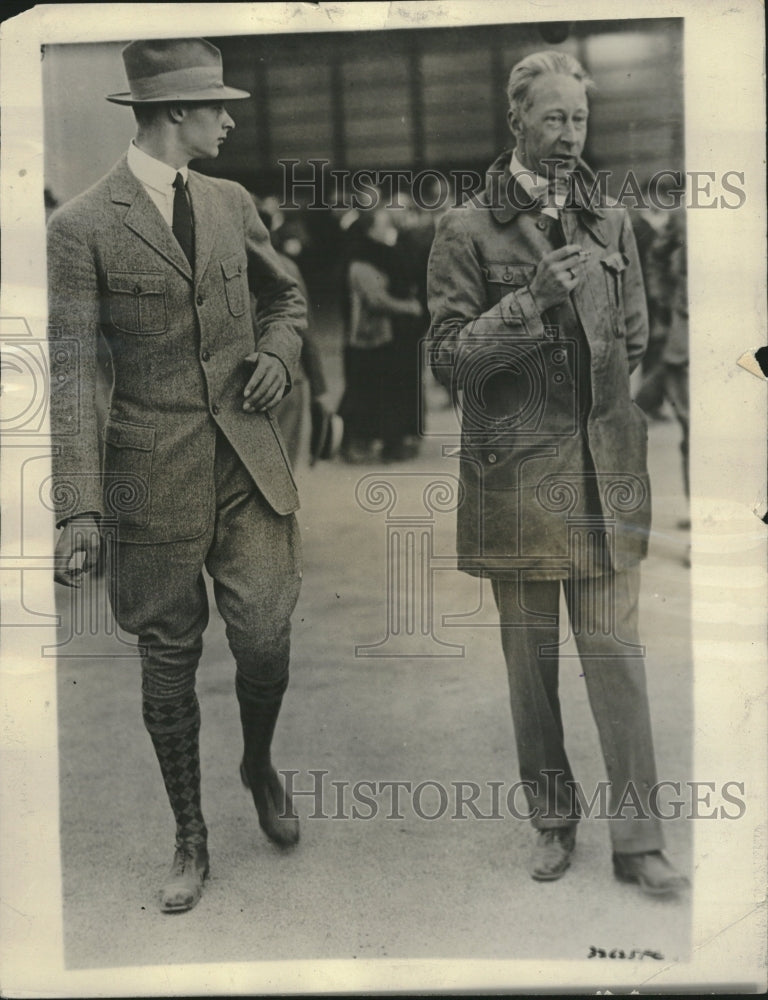 1925 Press Photo William Hohenzollern Jr Crown Prince - Historic Images