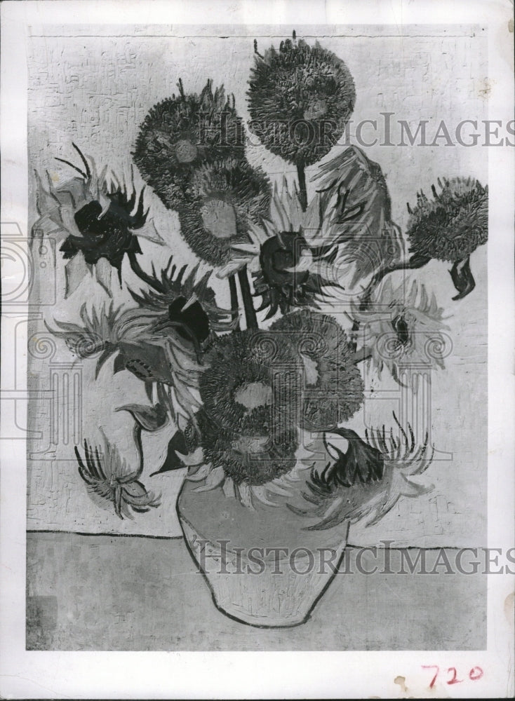 Press Photo Dozen Sunflower Produced Van Gogh Life Time - Historic Images