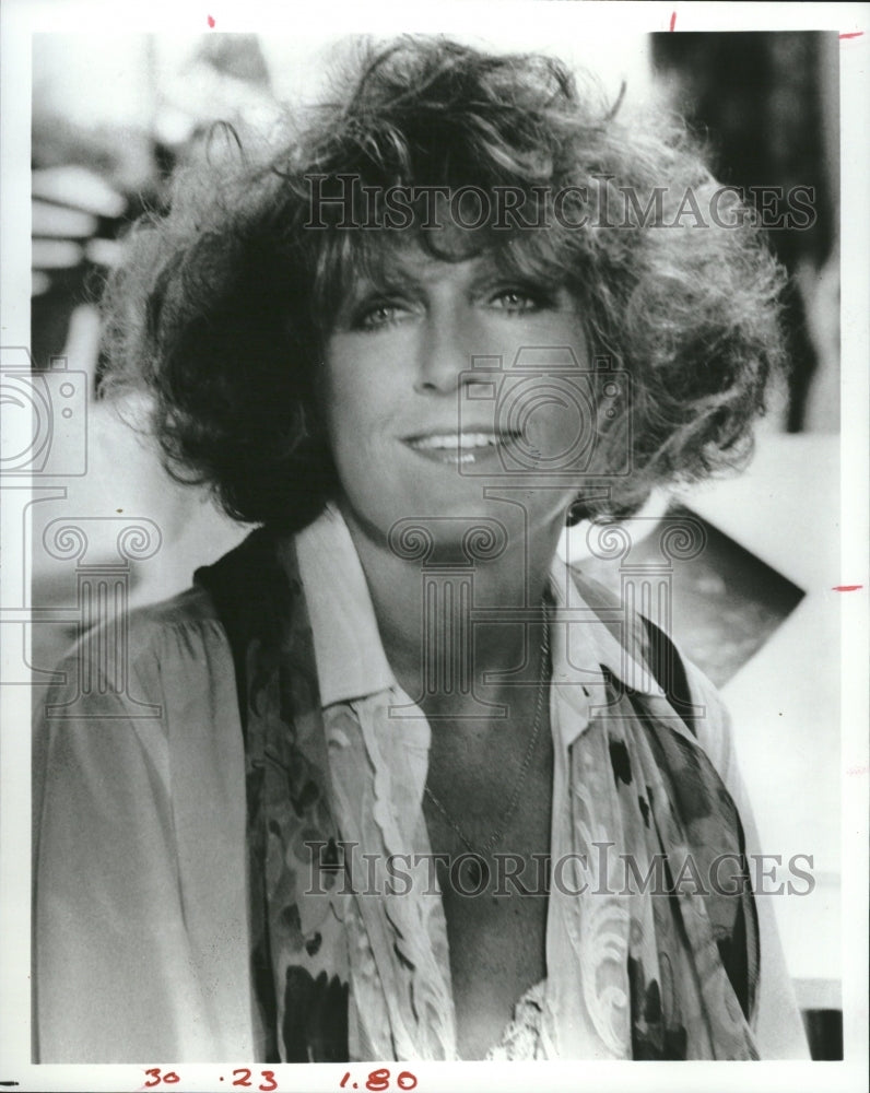 1985 Press Photo Carole Little Fashion Dress Hair Style - RRV08175 - Historic Images