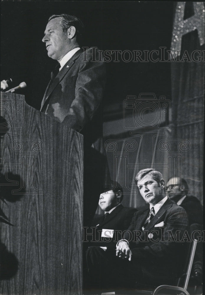 1970, Lt Gov Mark Hogan Gubernatorial race - RRV08417 - Historic Images