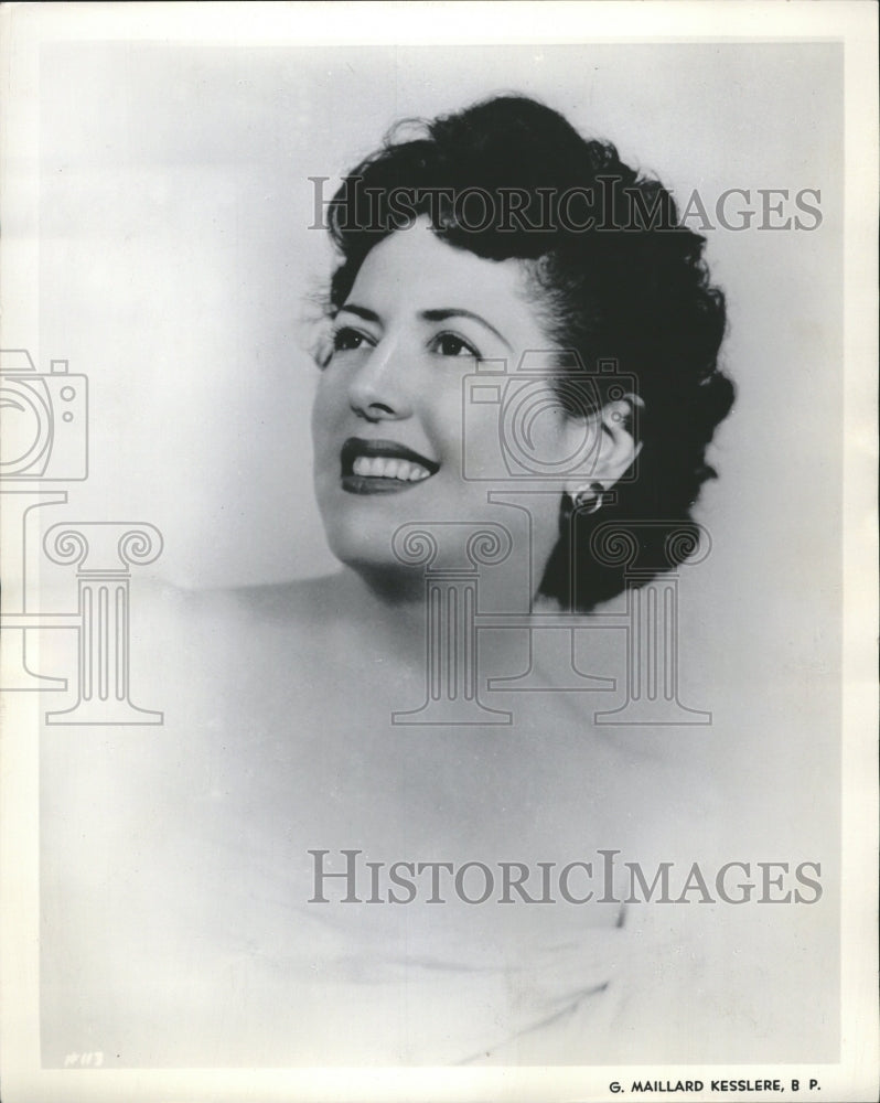 1961 Press Photo Martha Lipton operatic mezzo-soprano - RRV08501 - Historic Images