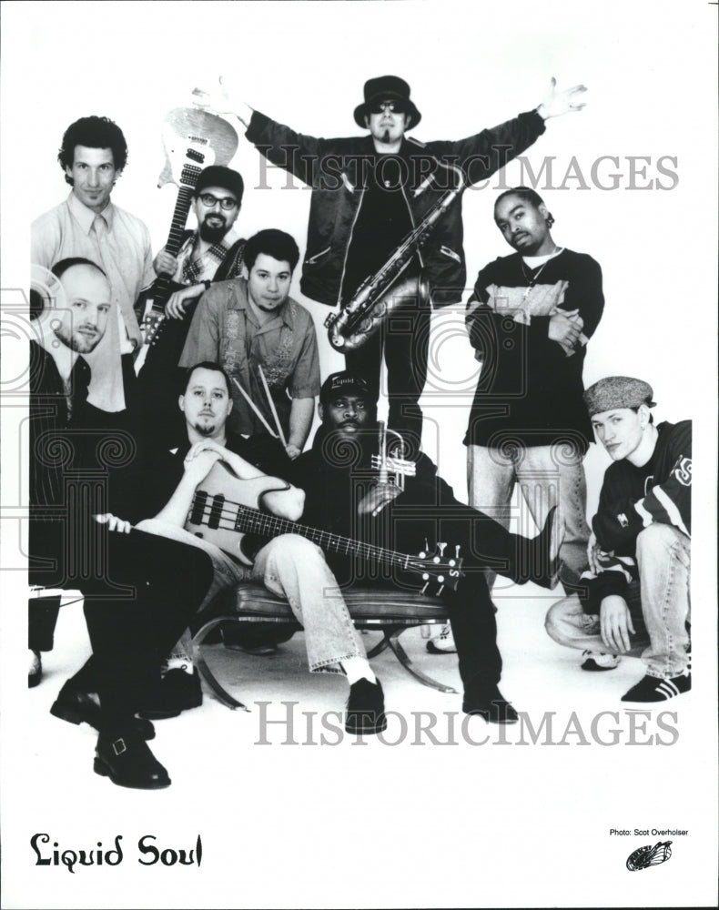 1998 Liquid Soul Band Acid Jazz Musicians - Historic Images