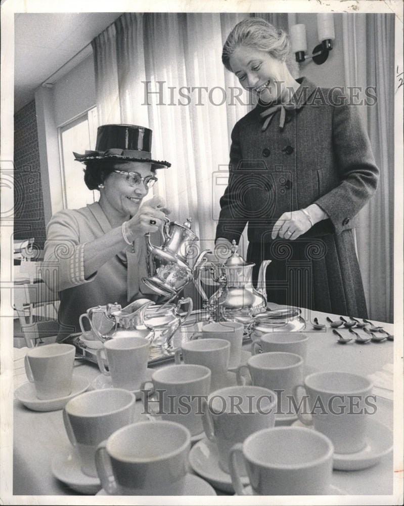 1966, Spalding House Tea Raymond Bondi Tea - RRV09015 - Historic Images