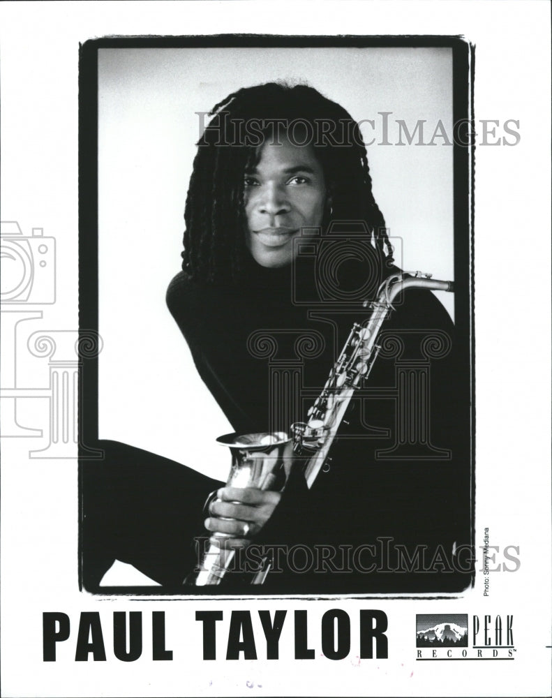 2002 Paul Taylor American Jazz Saxophonist - Historic Images