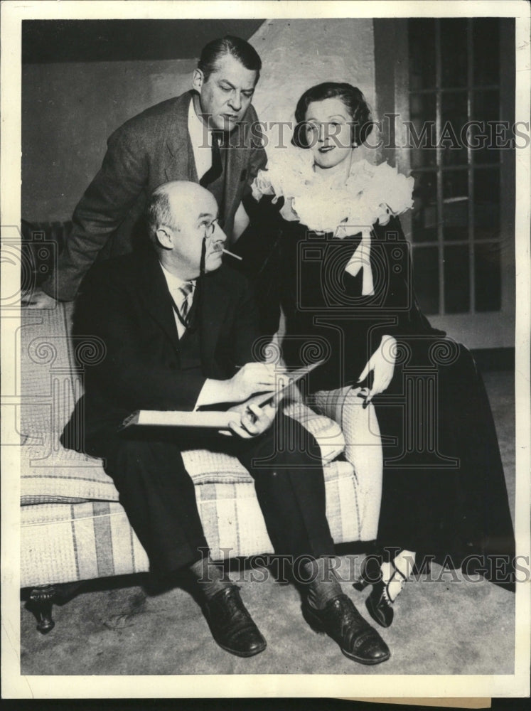 1933 Press Photo Irene Castle McLaughlin Returns Stage - RRV09225 - Historic Images