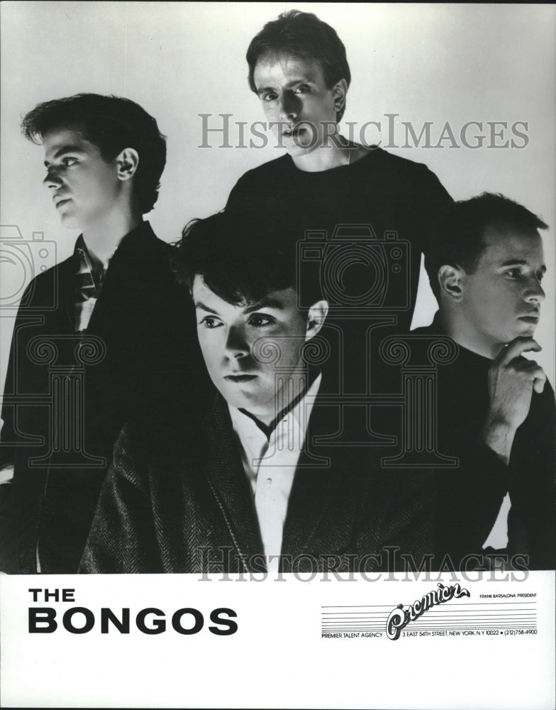 1983 Press Photo The Bongos Rock Band - Historic Images