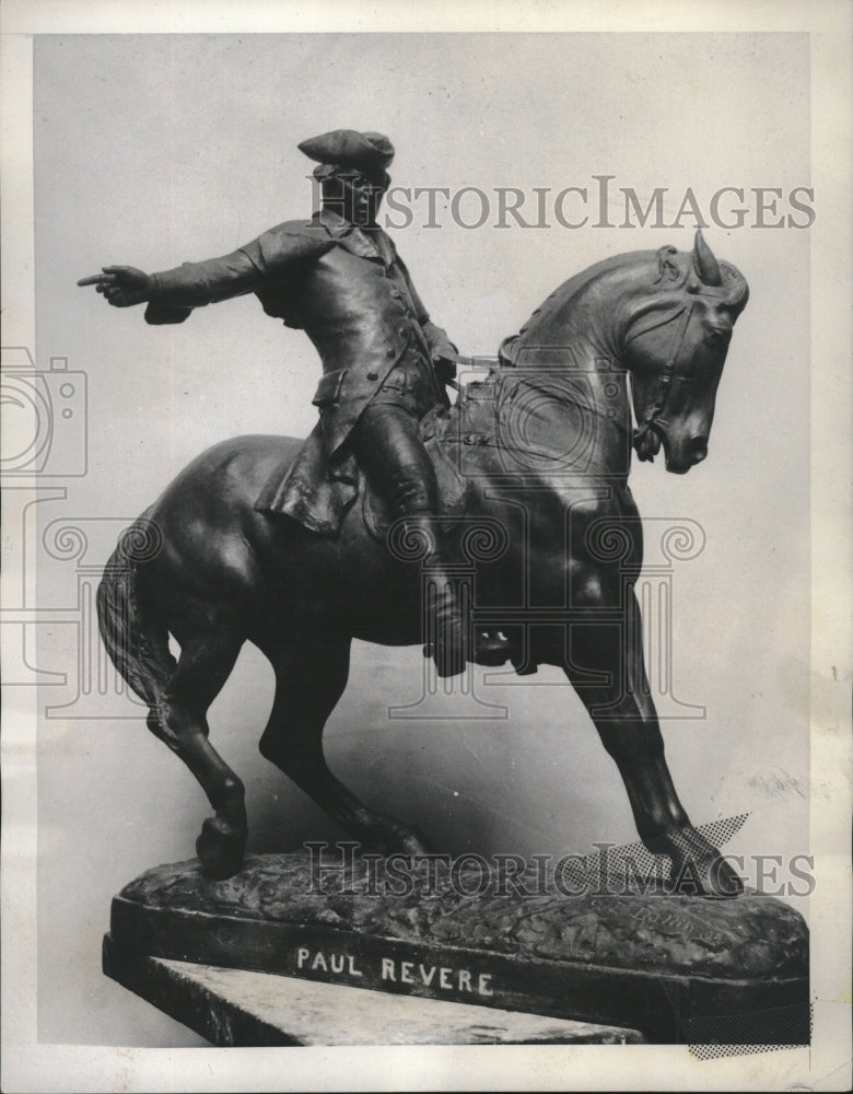 1940 Press Photo Paul Revere plastic model - RRV10205 - Historic Images