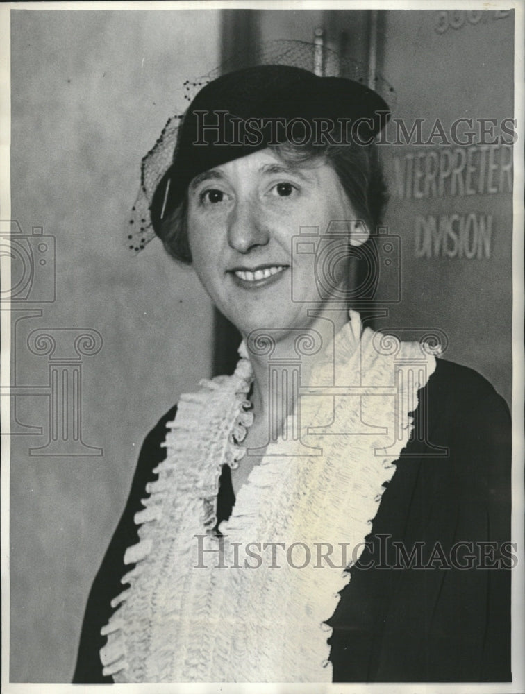 1934 Press Photo Mrs Berthal Gregory,sister of Dist Att - RRV10319 - Historic Images