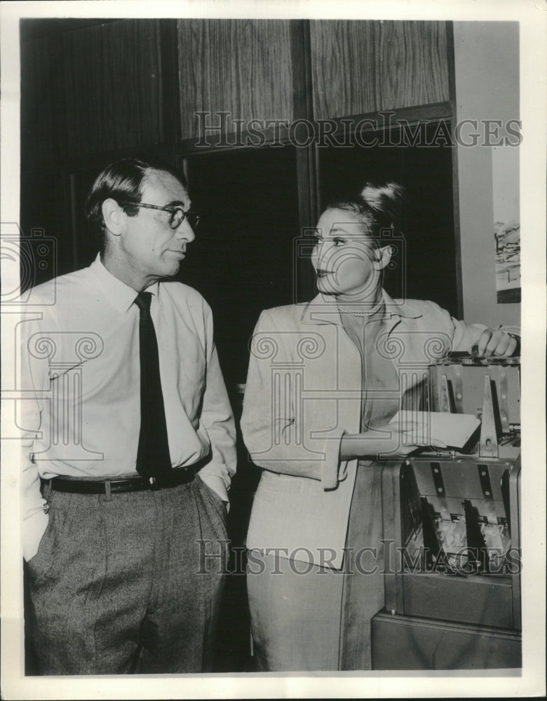1962 Press Photo Actors Gary Merrill And Felicia Farr - RRV10357 - Historic Images