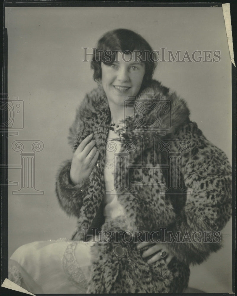 1928 Press Photo Sarah Burkhardt Francis Wakin Wife - Historic Images