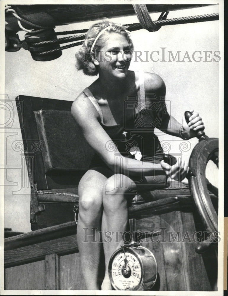 1934, Louise Denker John De Mille Engagement - RRV10499 - Historic Images