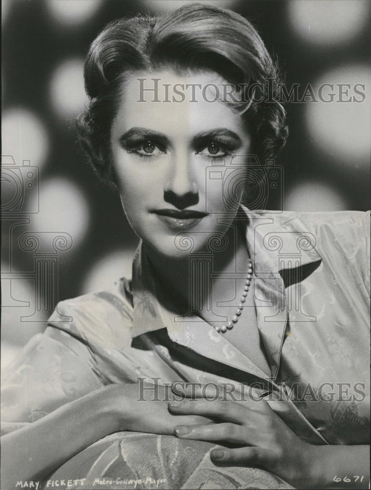 Press Photo Actress Mary Fickett Portrait Shot - Historic Images