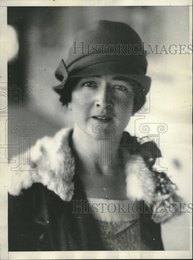 1929 Press Photo Mrs. Edmund O&#39;Brien US Amsterdam - Historic Images