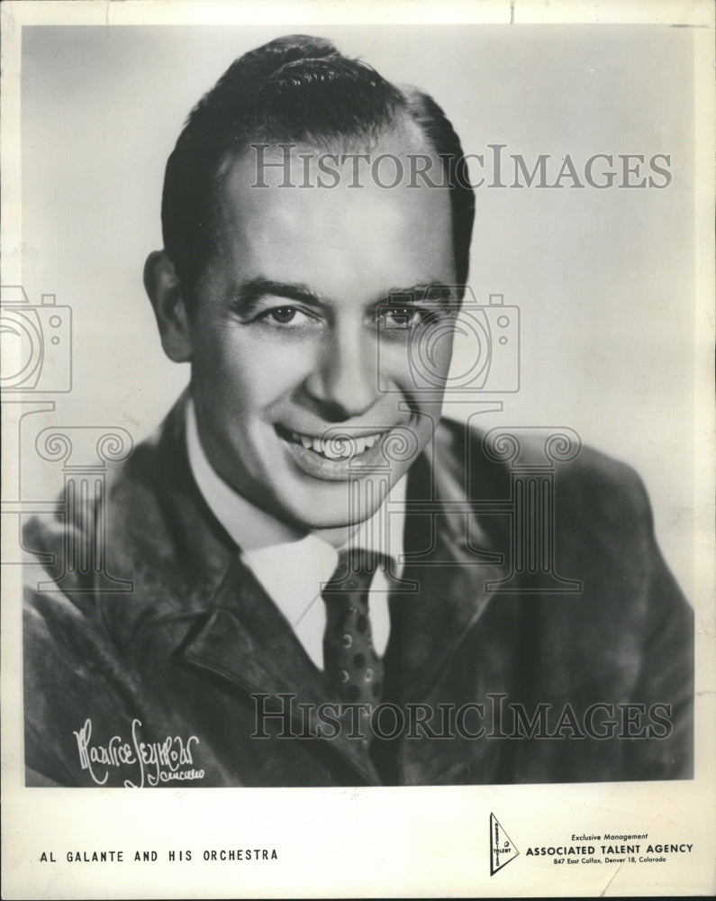 1956 Press Photo Al Galante/Orchestra/Musician - Historic Images