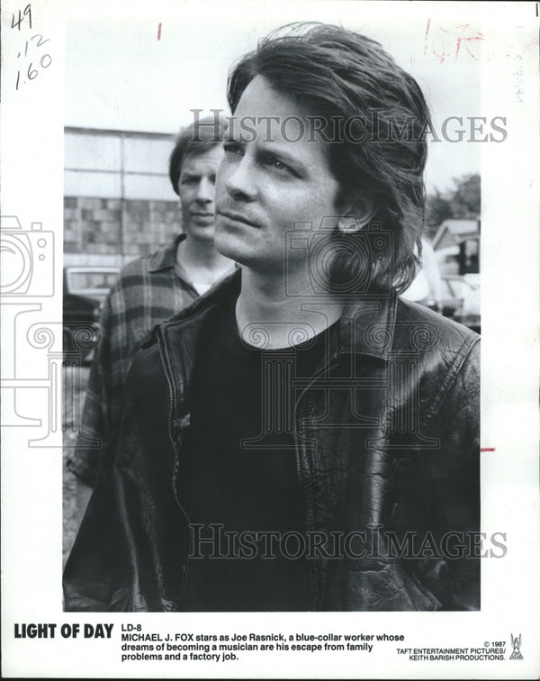 1987 Press Photo Michael J Fox Joe Rasnick Light of Day - RRV10937 ...