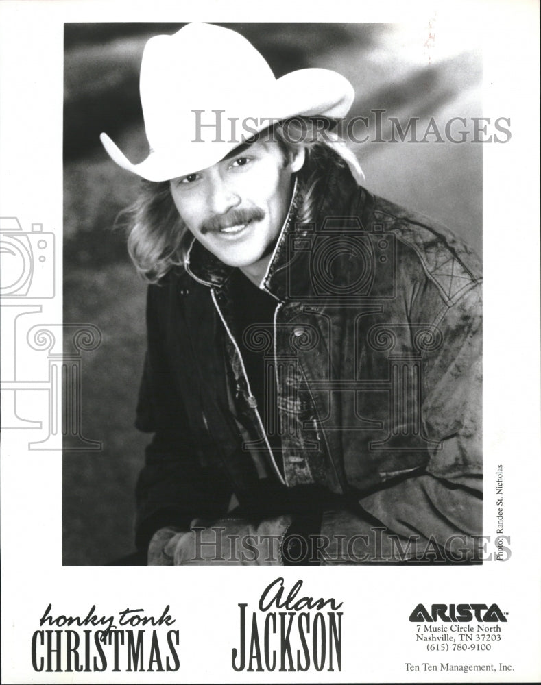 1995 Country Music Entertainer Alan Jackson - Historic Images