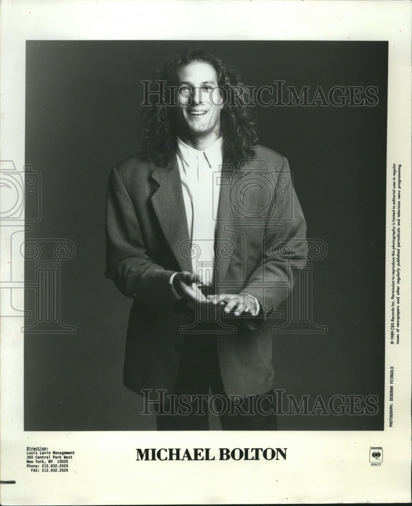 1989, Michael Bolton Columbia Records Artist - RRV11183 - Historic Images