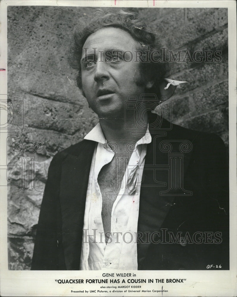 1976 Press Photo Quackser Fortune Actor Gene Wilder - RRV11233 - Historic Images