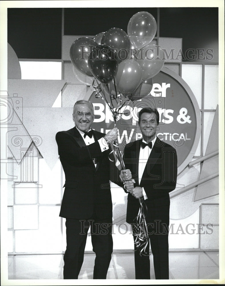 Press Photo Dick Clark Ed McMahon Super Bloopers NBC TV - RRV11291 - Historic Images