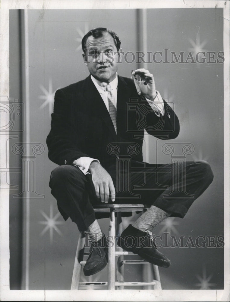 1963 Press Photo American Comedian Actor Alan King - RRV11321 - Historic Images