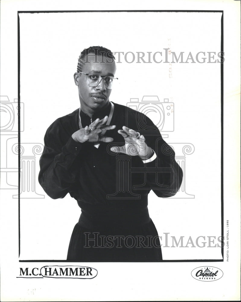 Press Photo Entertainer MC Hammer Promotional Shot - RRV11363 - Historic Images