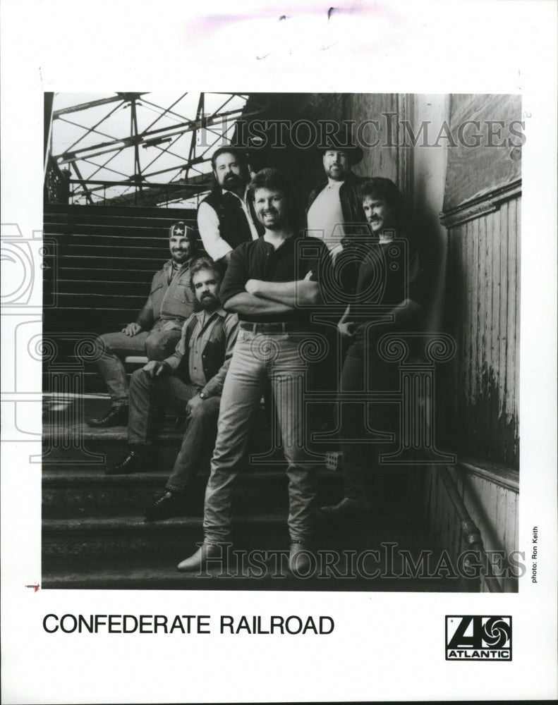 1993 Press Photo Confederate Railroad Country Rock Band - Historic Images