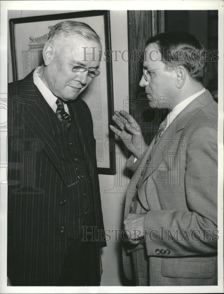 1936 Press Photo William Green Max Zaritsky AFL - RRV12191 - Historic Images