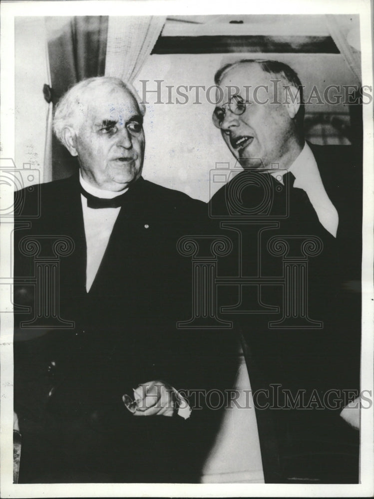 1936 Press Photo William Green Labor Federation Leader - Historic Images
