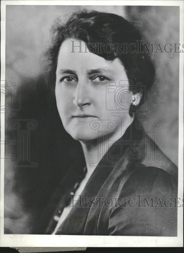 1933 Press Photo Mrs George Dern Portrait Secry War - RRV12445 - Historic Images