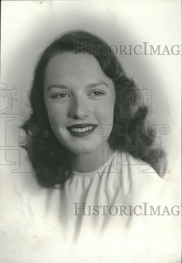 Press Photo Miss Barbara Ballentine - Historic Images