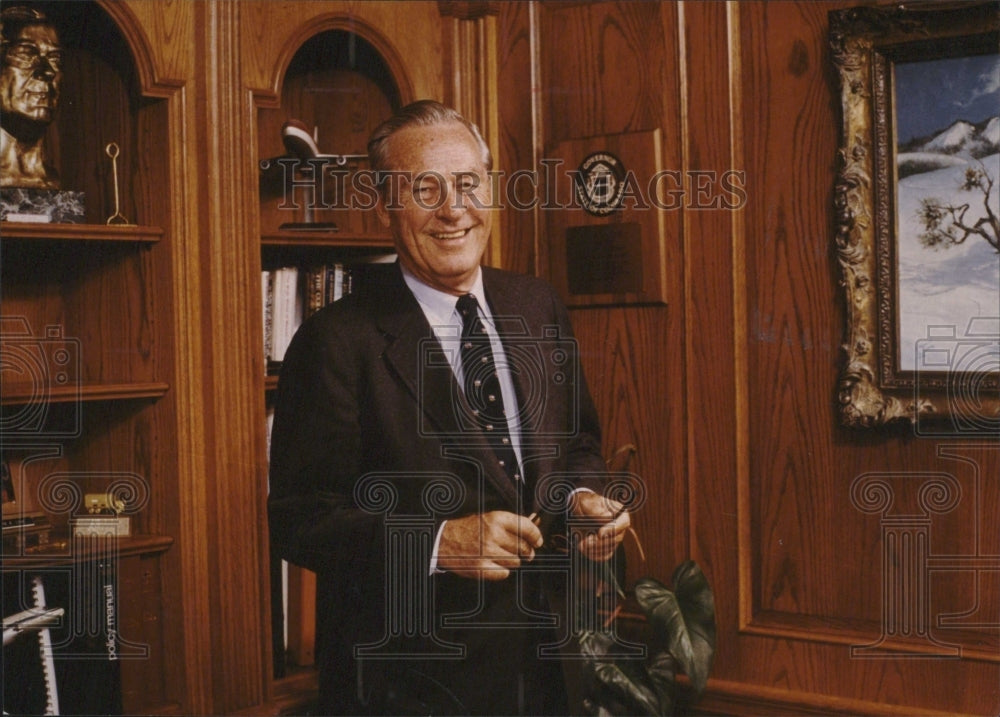 1983 Press Photo John LoveIdeal Basic Industries Chief - RRV12799 - Historic Images