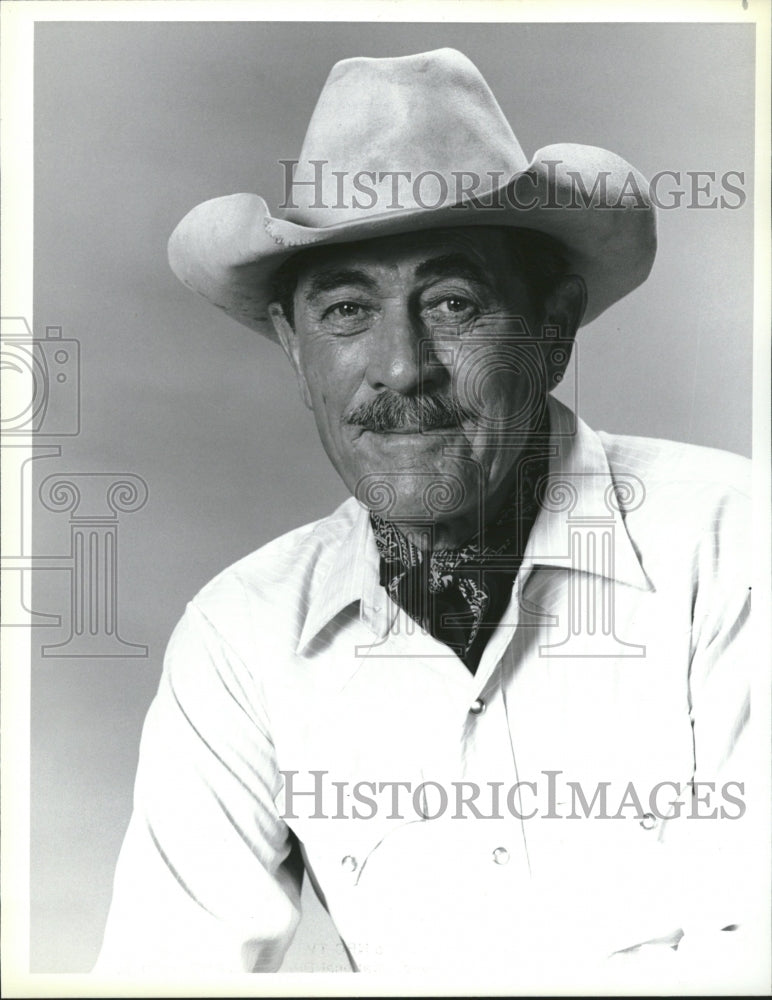 1984 Press Photo Ken Curtis Coryell acts Yellow Rose - RRV12815 - Historic Images