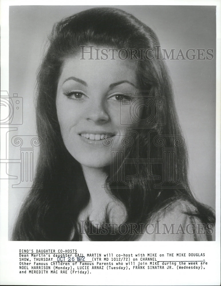 1972 Gail Martin Writer Author - Historic Images