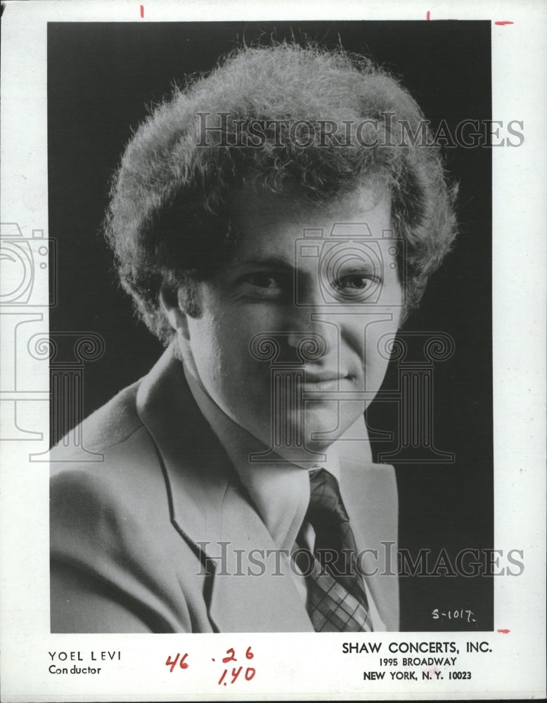 1983 Press Photo Yoel Levi Musician Conductor Romania - Historic Images