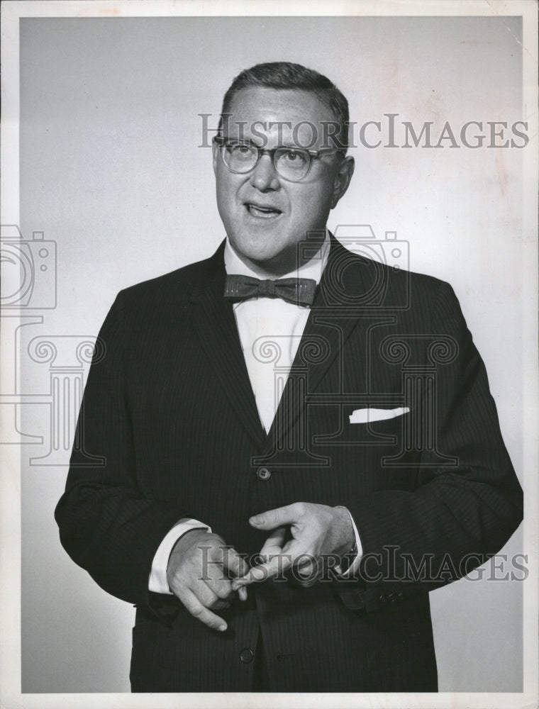 1960 Sam Levenson TV Host Accounting Talent - Historic Images