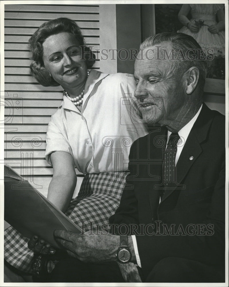 1960 Denver Judge Jospeh Cook Governor Wife - Historic Images