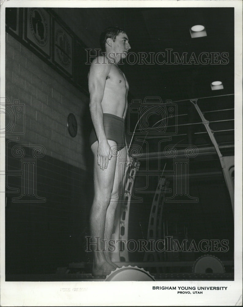 1971 Press Photo Denverite Stan Curnow Schedule head - RRV14303 - Historic Images