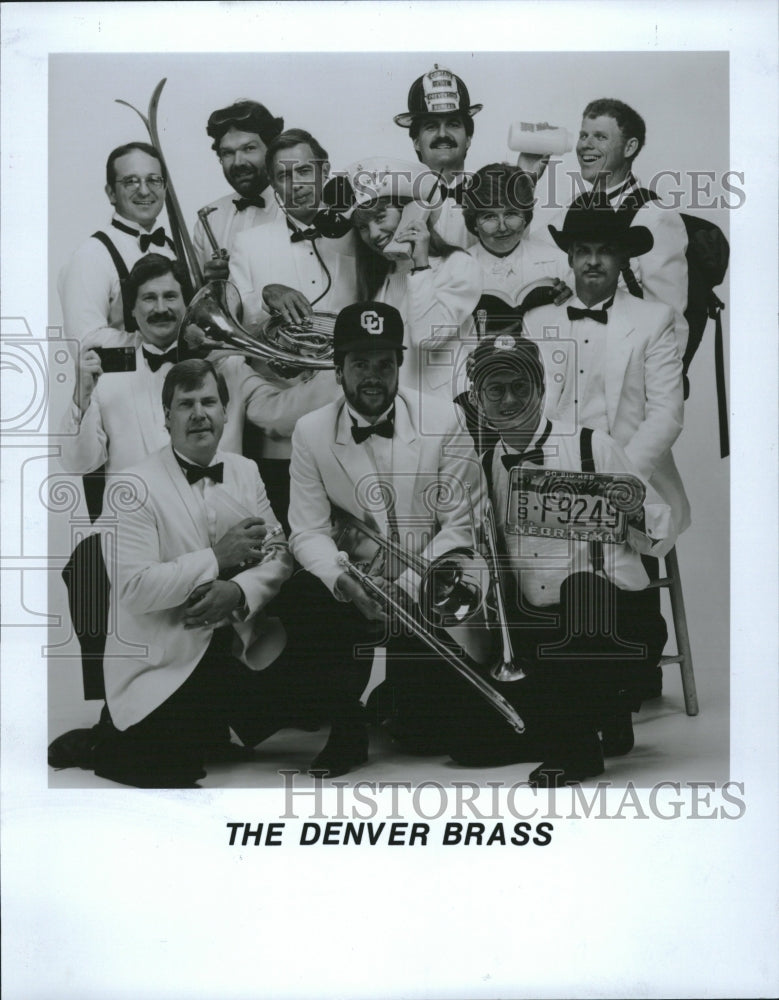 1994 Denver Brass music band group singer - Historic Images