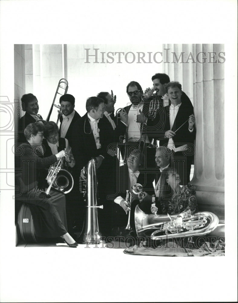 1992 Denver Band Brass Music Group Jazz - Historic Images