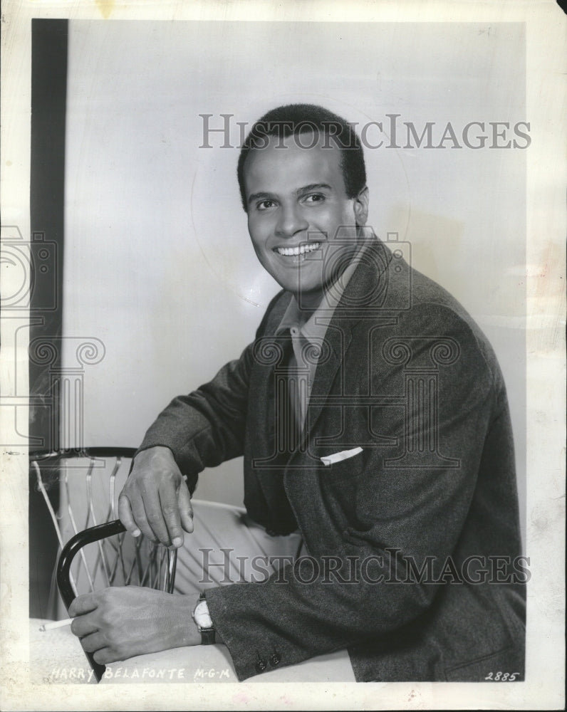 1959 Singer Harry Belafonte - Historic Images