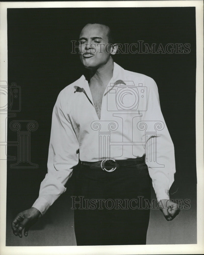 1960 Press Photo Entertainer Harry Belafonte - RRV14939 - Historic Images