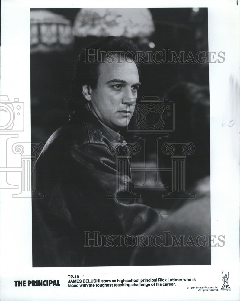 1987, James Belushi Rick Latimer School Star - RRV15047 - Historic Images