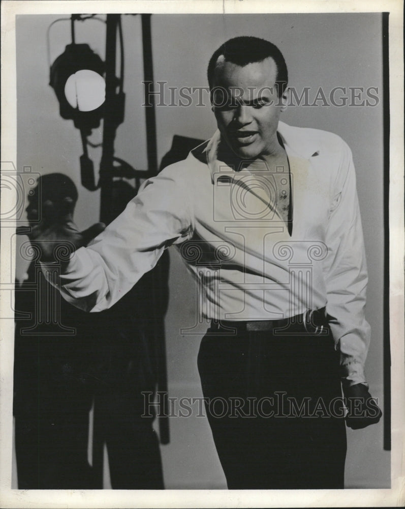 1959 Harry Belafonte Sing Folk Song Famous - Historic Images