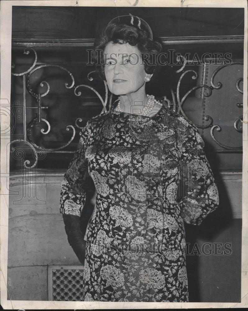 1961 Mrs JosephKennedy Arrived Party Dress - Historic Images