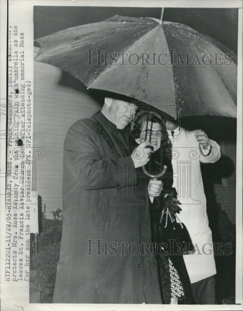 1965 Press Photo Rose Kennedy mother of JFK - Historic Images