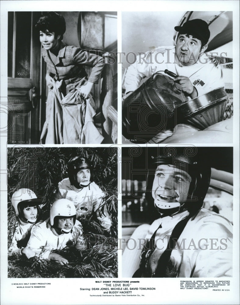 1985 Press Photo Love Bug Film Actors Jones Lee Hackett - RRV15627 - Historic Images