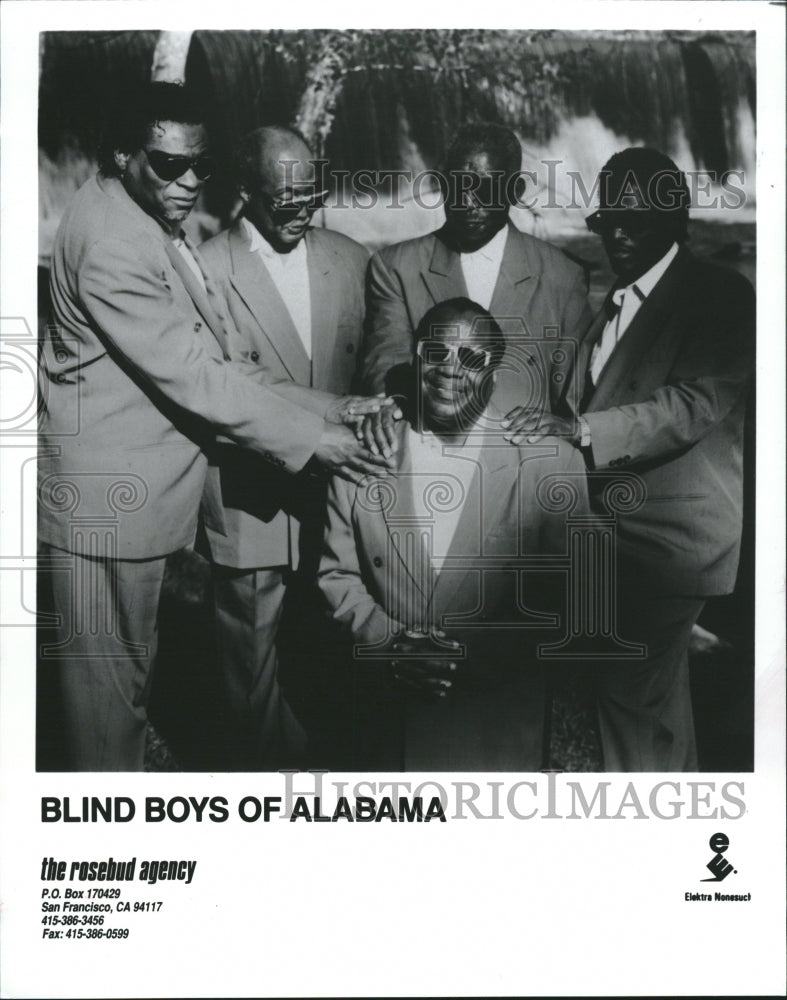 1995 Blind Boys Alabama gospel group Negro - Historic Images