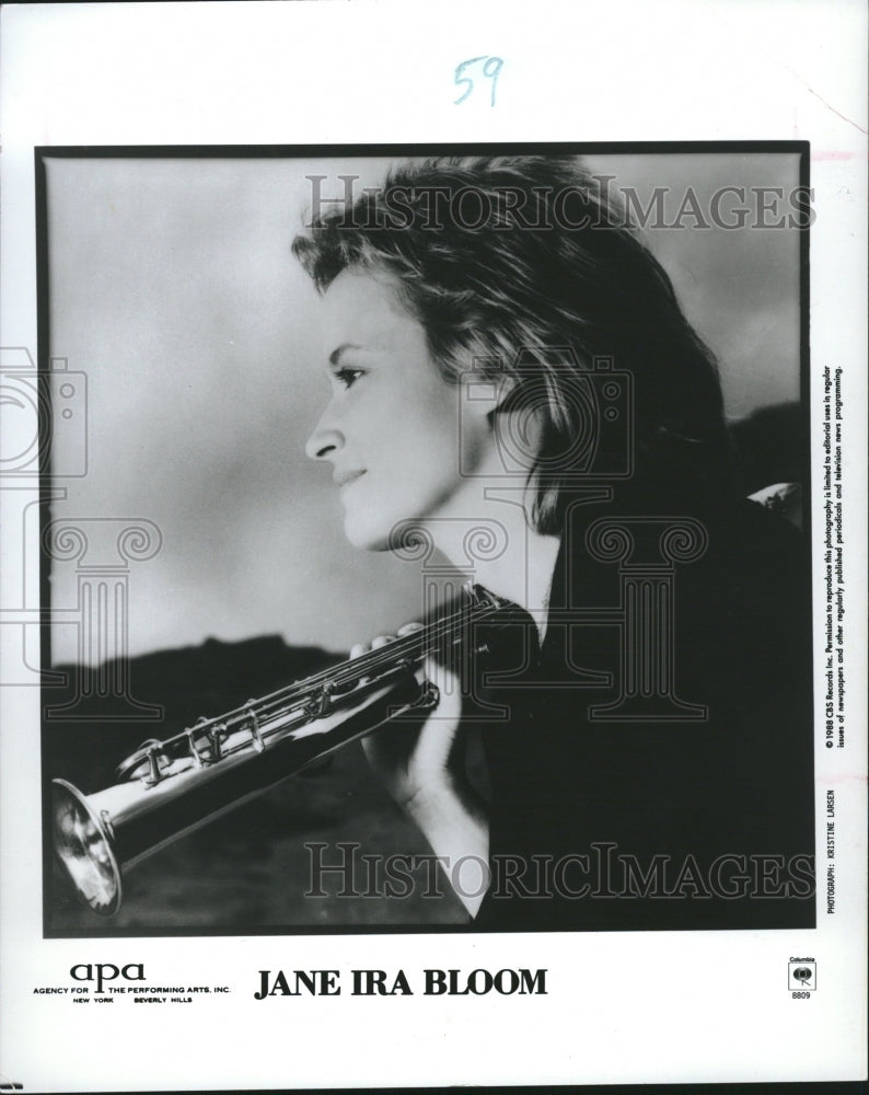 1988, Jane Ira Bloom American Jazz Soprano - RRV16045 - Historic Images