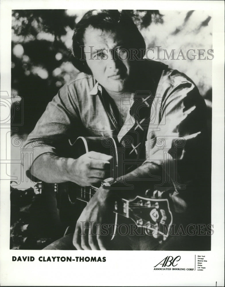 1979 Press Photo David Clayton-Thomas Canadian musician - RRV16137 - Historic Images