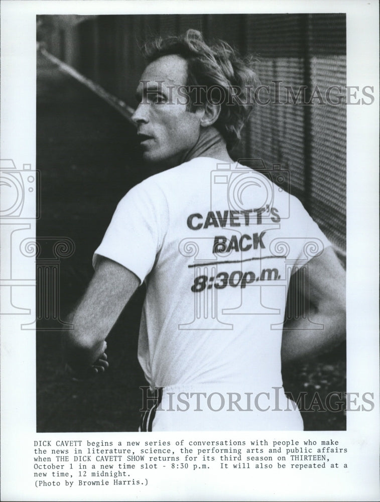 1979 Press Photo Dick Cavett Show New Series Science - RRV16305 - Historic Images